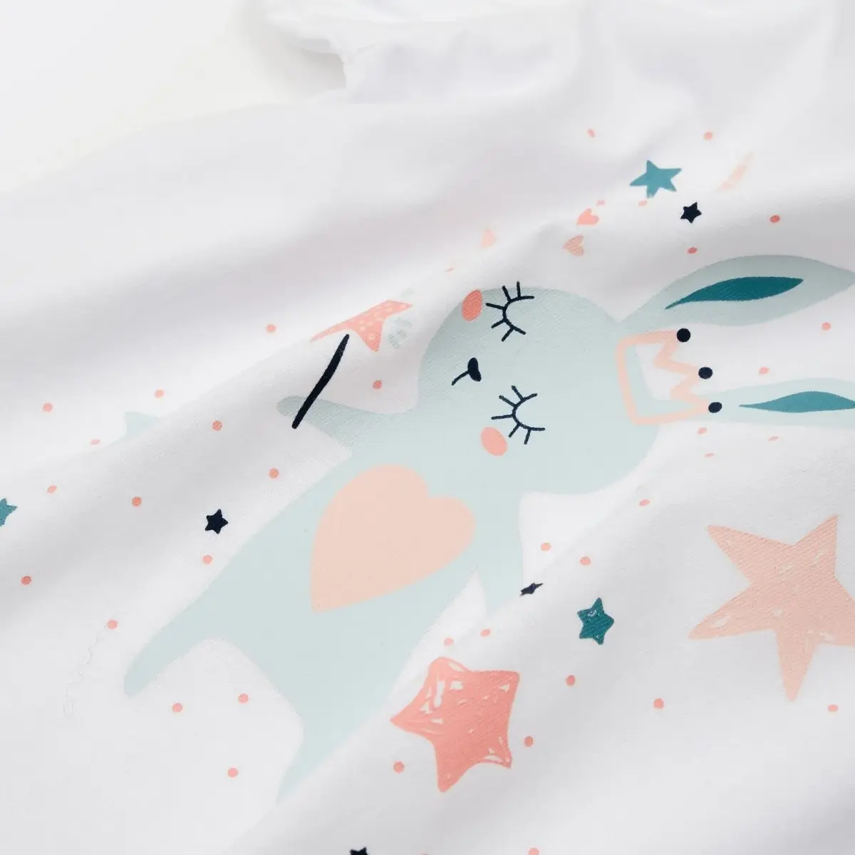 Bibaby 2li Takım Şortlu Cute Magic Bunny Pembe