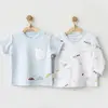Andy Wawa T-Shirt 2li Chu Chu Train Mavi