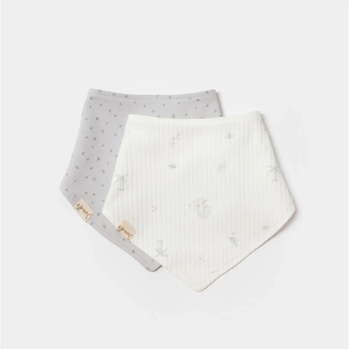 Bibaby Organik Önlük 2li Koala Jungle Gri