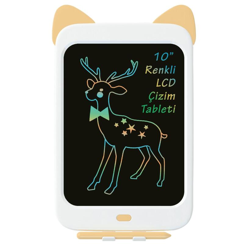 Wicue LCD Dijital Çizim Tableti Renkli 10'' Sarı