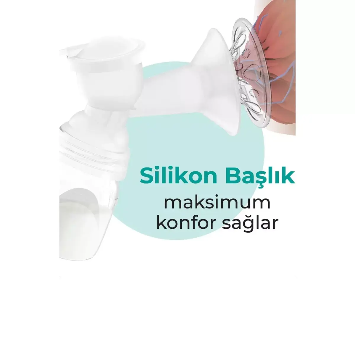 Mamajoo Elektronik USB Tekli Göğüs Pompası & Anne Sütü Saklama Kabı 160 ml