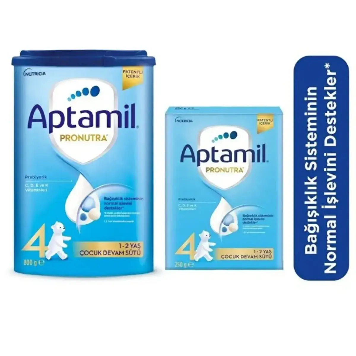 Aptamil 4 Devam Sütü 800 gr+ Aptamil 4 Devam Sütü 250 gr 