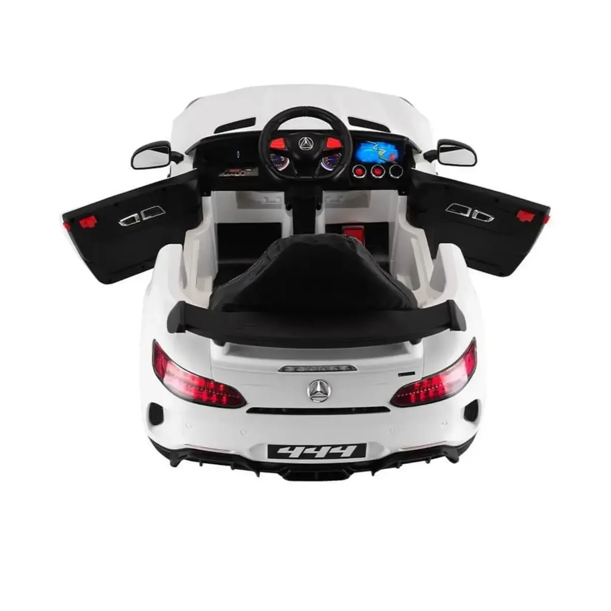 Babyhope 444 GTR Sport Akülü Araba Beyaz 12V