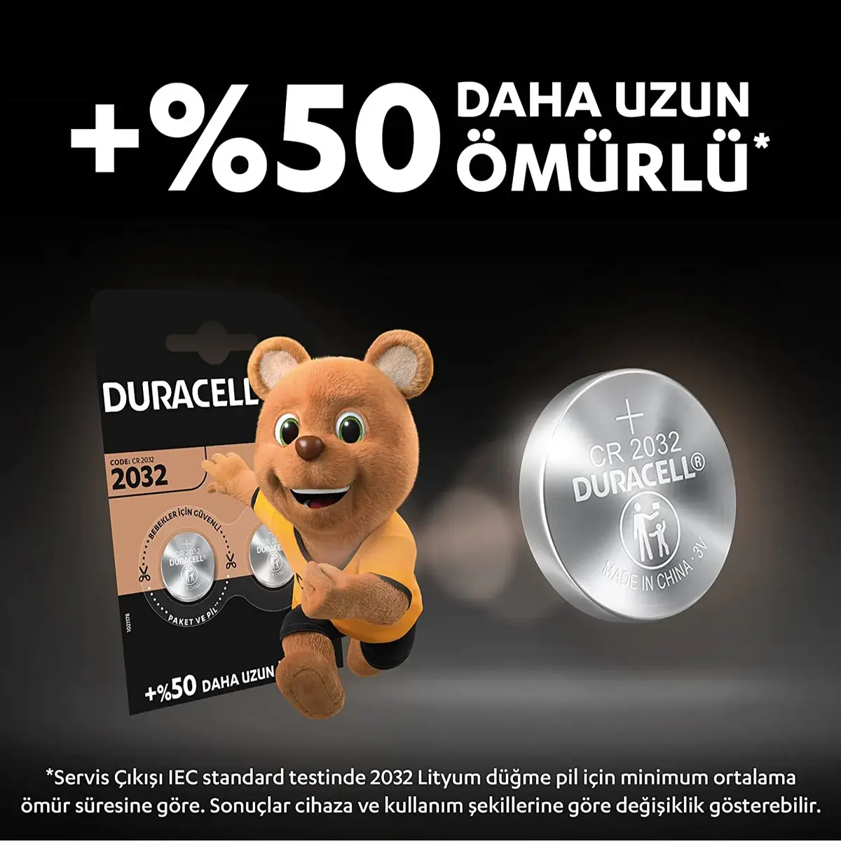 Duracell Lityum Buton Pil 2032