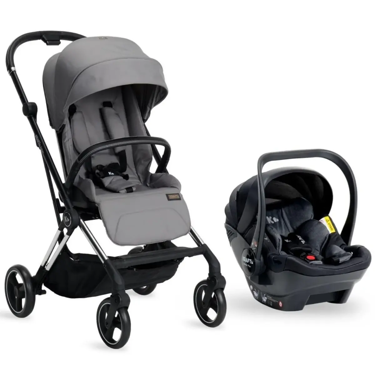 Kraft Tokyo 360 Travel Sistem Bebek Arabası Grey Kraft Tokyo 360 Travel Sistem Bebek Arabası Grey