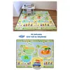 Coolmats Yeşil Parkur-Bulutlar ve Dağlar Oyun Halısı 140x100x1