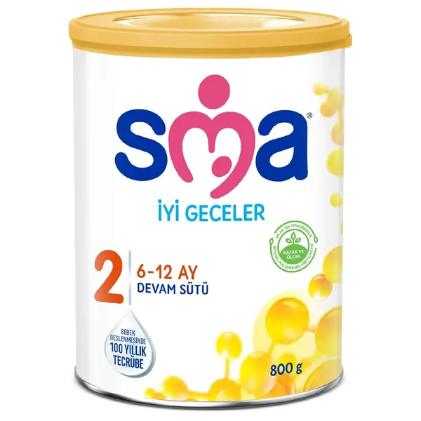 Sma İyi Geceler 2 Devam Sütü 800 gr 6-12 Ay