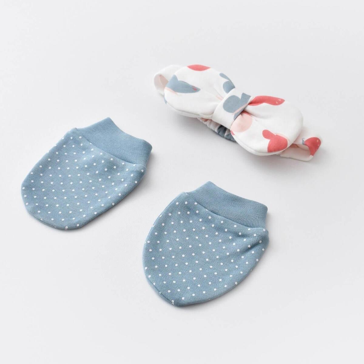 Bibaby Organik Hastane Çıkışı 5li Wild Flowers Coral