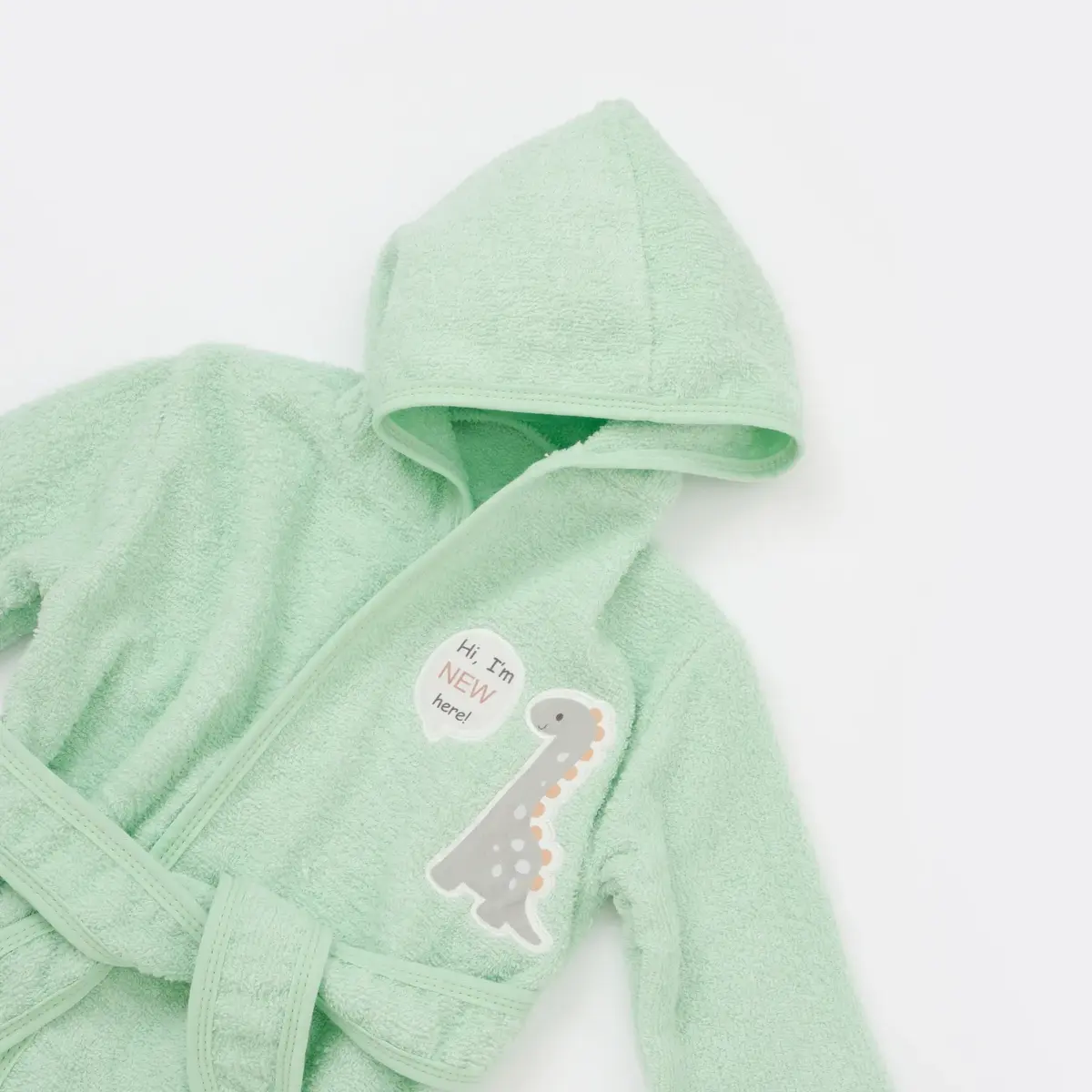 Bibaby Bornoz Takımı Little Rabbit Dino Yeşil