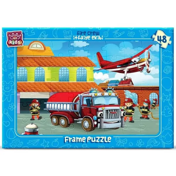 Art Çocuk Puzzle 48 Parça İtfaiye Ekibi