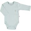 Bibaby Organik Body Uzun Kol Basic Nature Mavi