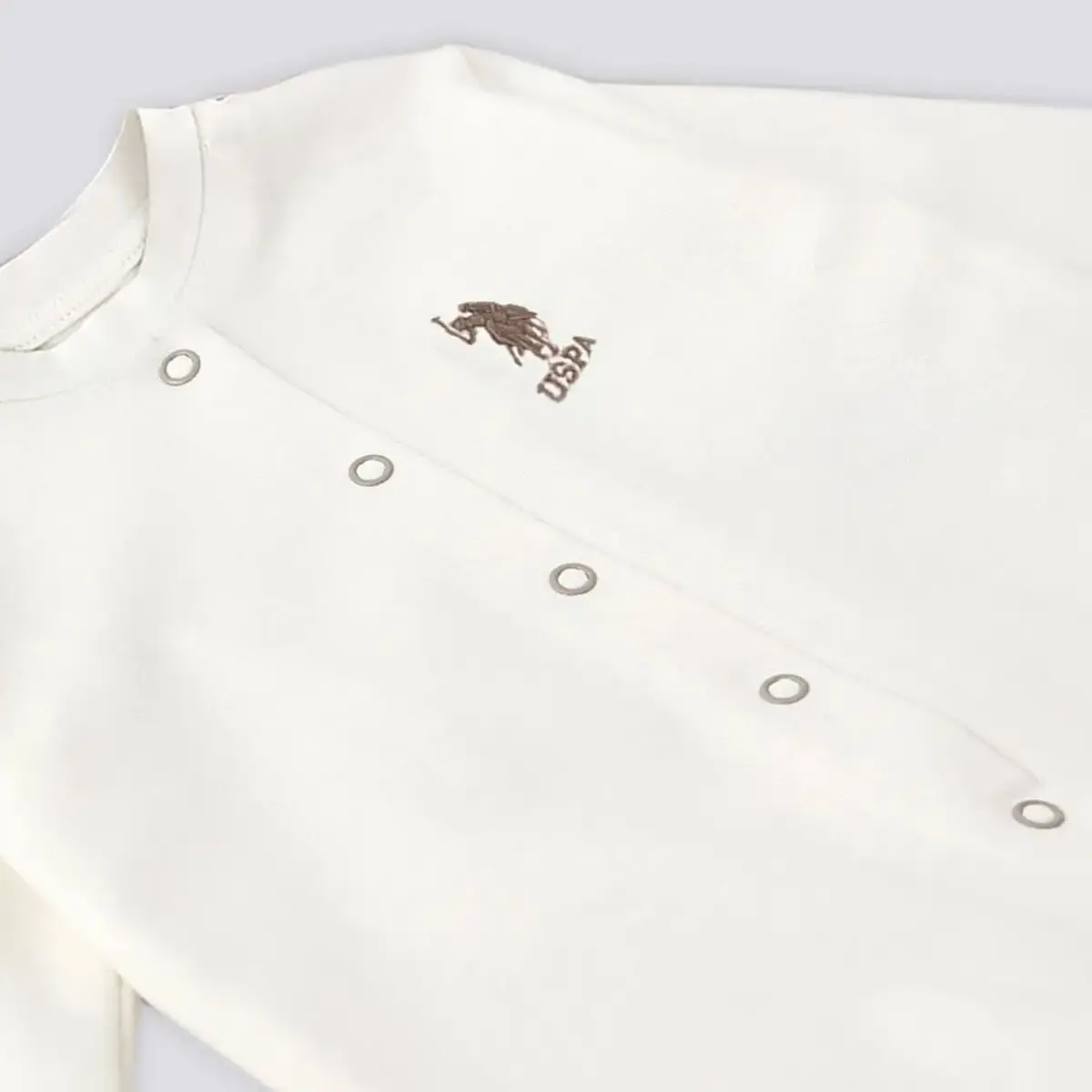 U.S. Polo 3lü Takım Patikli Krem