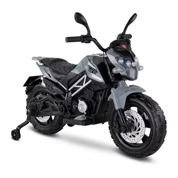 Babyhope 447 Motocross Akülü Motor 12v Gri