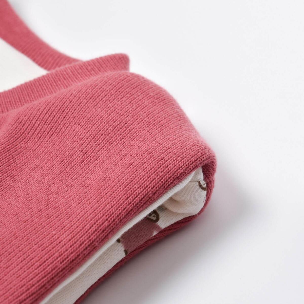 Bibaby Organik Yelek Little Love Rose Dry