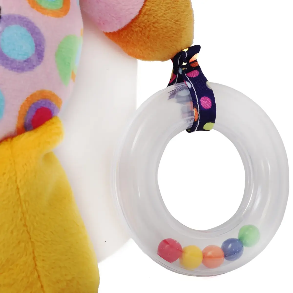 Babyjem Titreşimli Çıngıraklı Puset Oyuncağı Gri İnek
