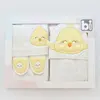 Bibaby Bornoz Takımı Smiley Bird Ekru - Sarı