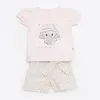 Bibaby 2li Takım Şortlu Cute Elephant Pembe