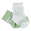 Bibaby Organik Çorap Soket 2li Bear Yeşil