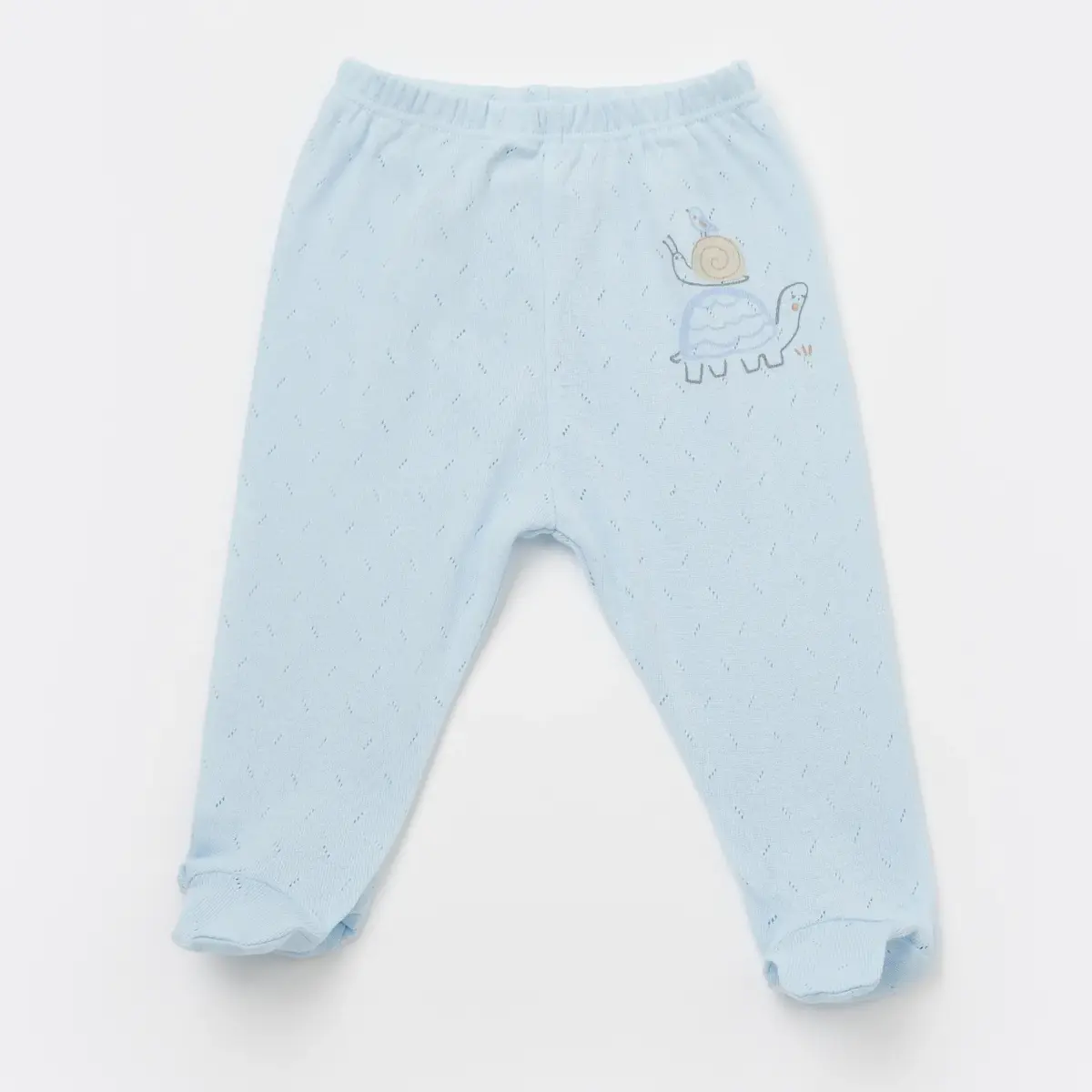 Bibaby Pantolon Patikli Turtle Blues Mavi
