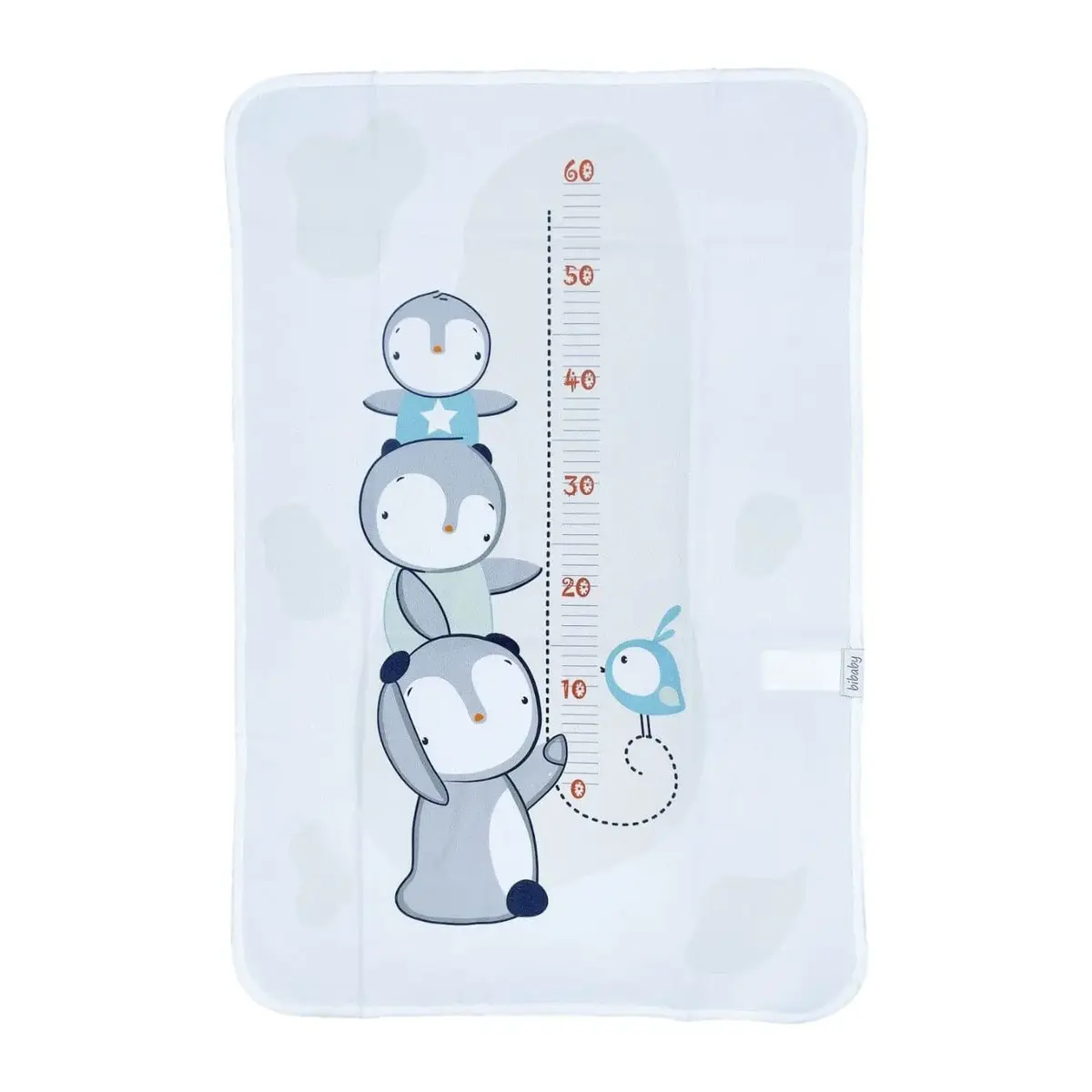 Bibaby Alt Açma Muşamba Cute Penguin Ekru