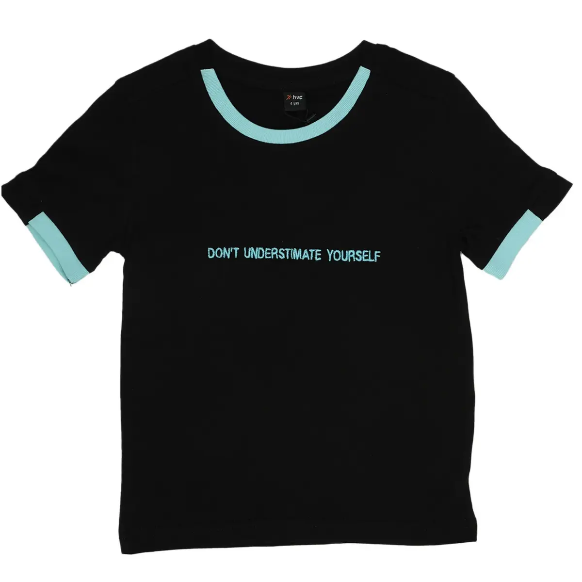 Hvc T-Shirt Dont Understimate Yourself Siyah Hvc T-Shirt Dont Understimate Yourself Siyah