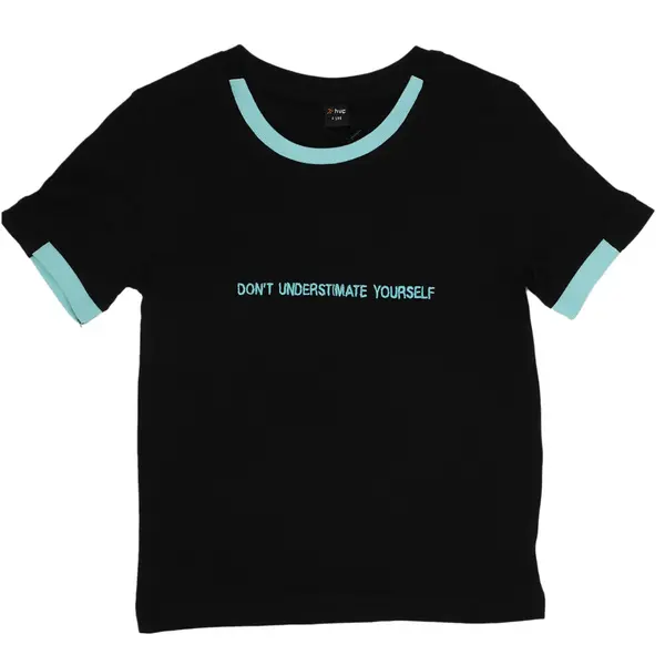 Hvc T-Shirt Dont Understimate Yourself Siyah