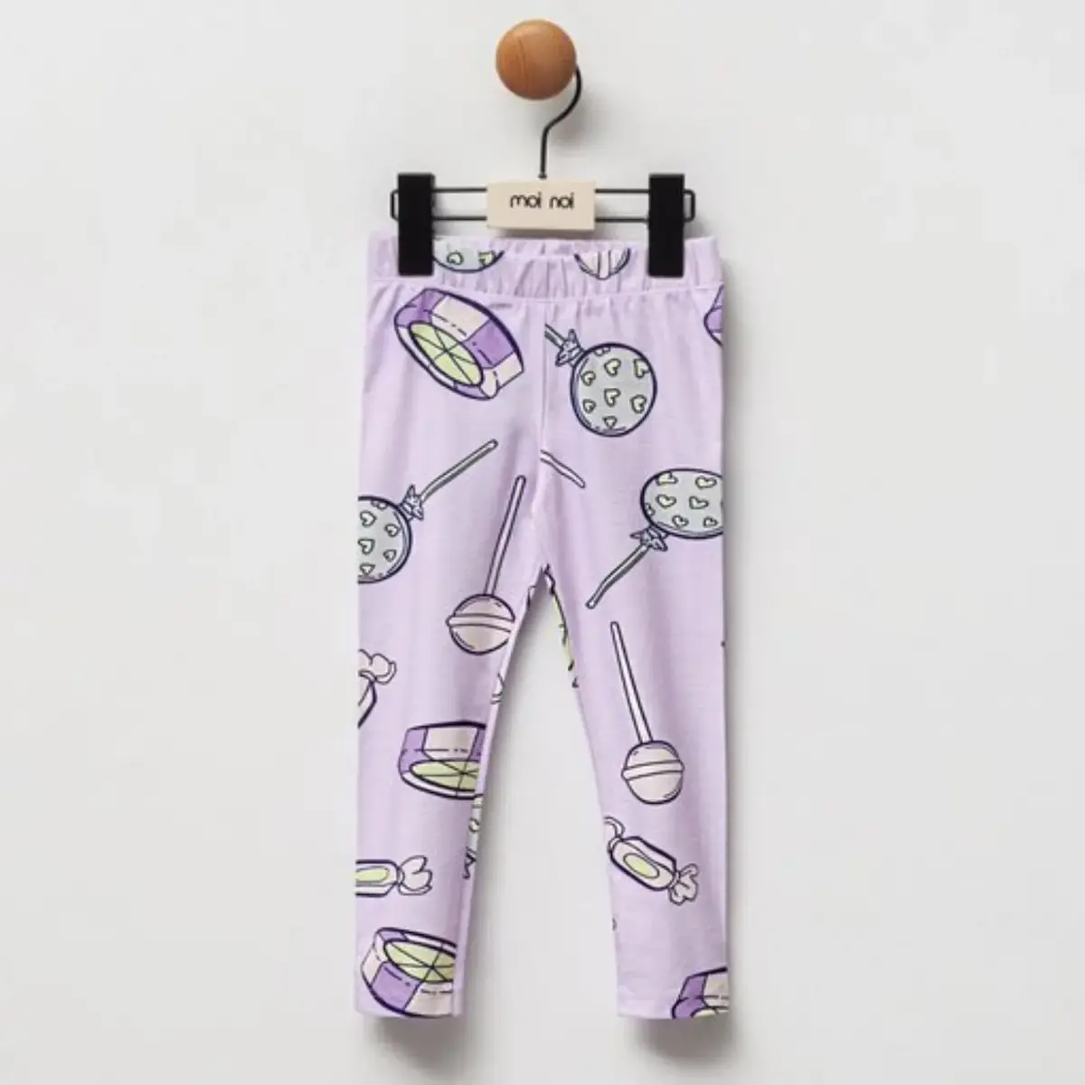 Moi Noi Tayt Baskılı Lila - Şeker Moi Noi Tayt Baskılı Lila - Şeker