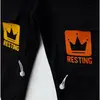 Winimo Eşofman Altı Resting Baskılı Siyah