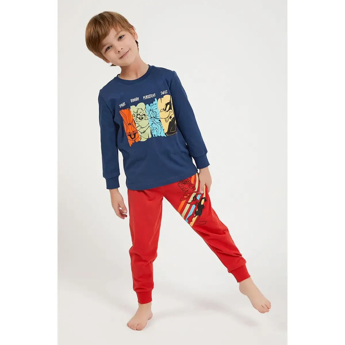 RolyPoly Looney Tunes Pijama Takımı Koyu İndigo