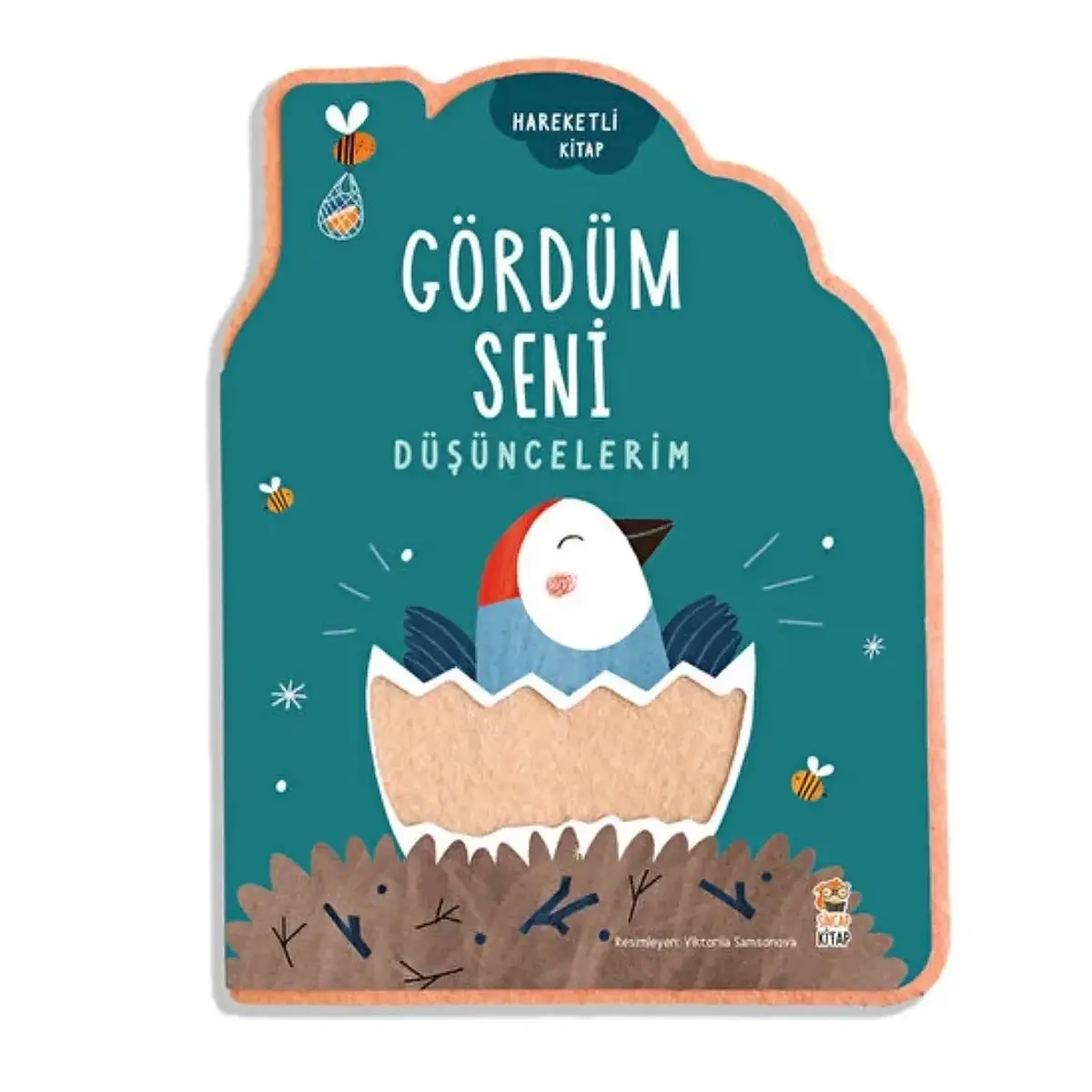 Gördüm Seni Düşüncelerim Keçeli Haraketli Kitap