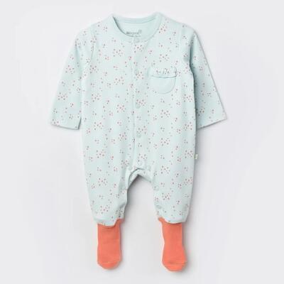 Bibaby Organik Tulum Çoraptolon Pretty Ears Bunny Mint