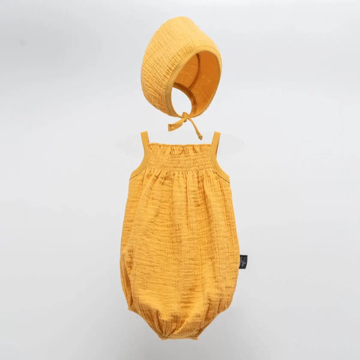 Moi Noi Body Şapkalı Müslin Hardal Moi Noi Body Şapkalı Müslin Hardal