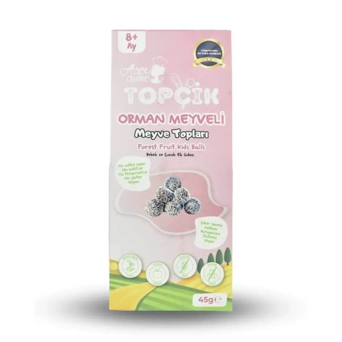 Aşçı Anne Topçik Orman Meyveli 45 gr