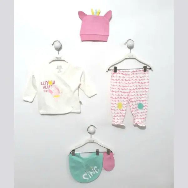 İmaj Bebe Hastane Çıkışı 5li Zebra Pembe