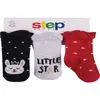 Step Çorap Soket 3lü Simli Little Star