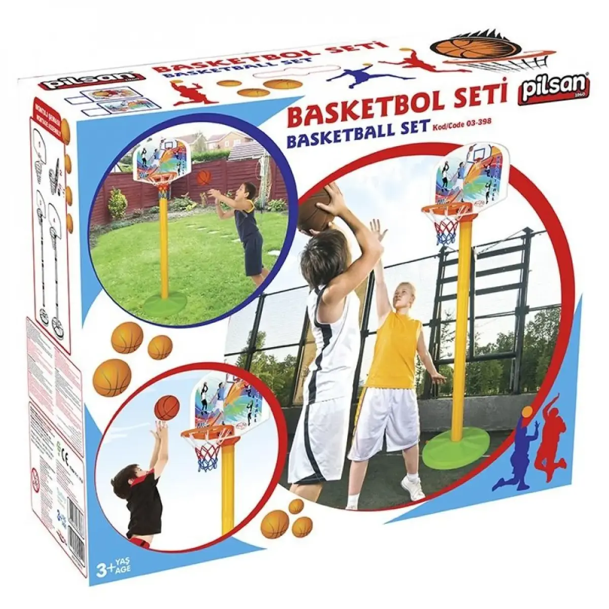 Pilsan Süper Basketbol Seti Ayaklı 