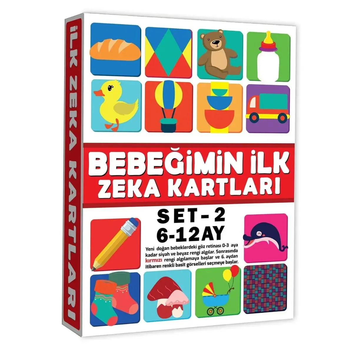 Flash Kart Erken Eğitim Zeka Kartları 6-12 Ay