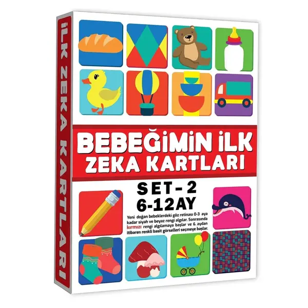 Flash Kart Erken Eğitim Zeka Kartları 6-12 Ay