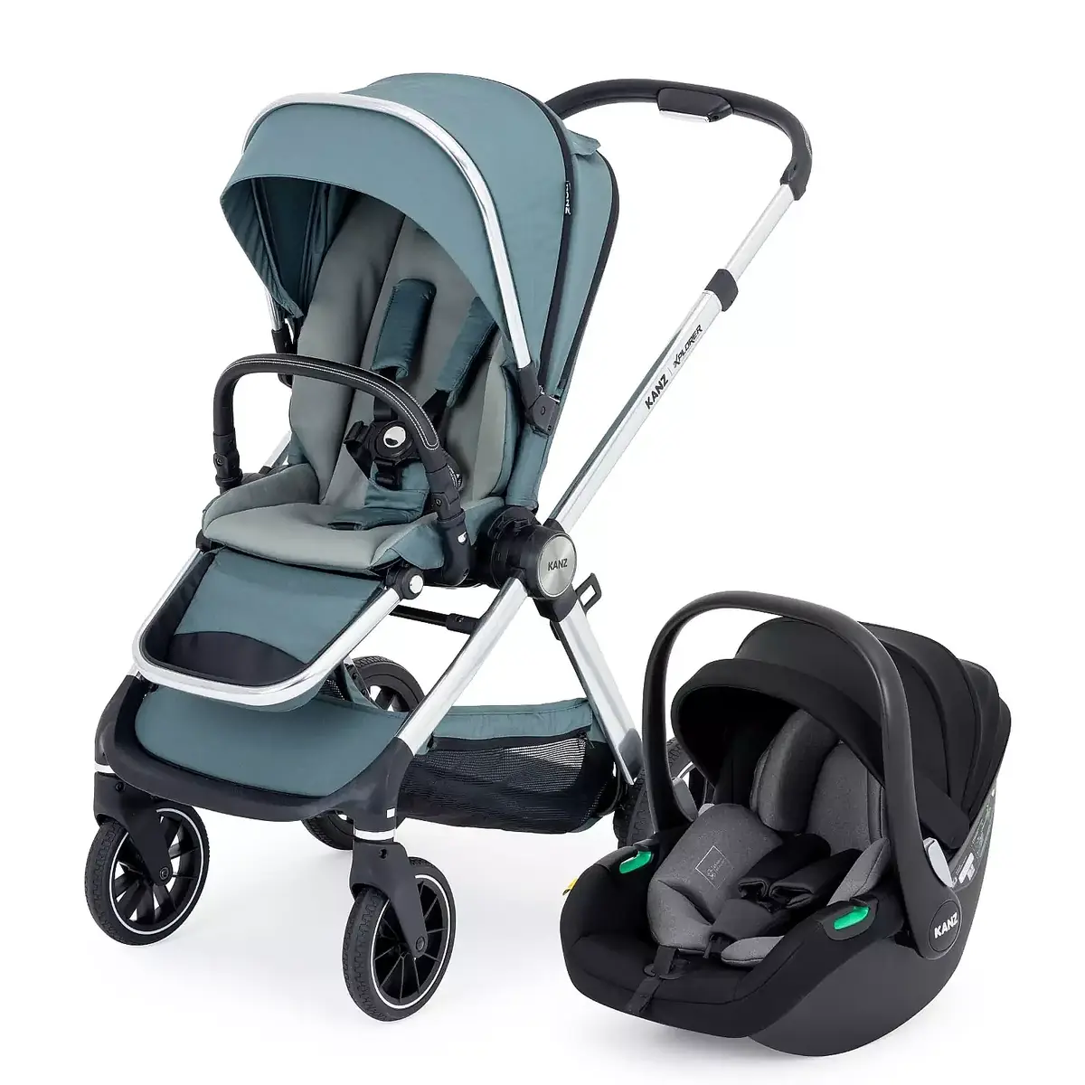 Kanz Explorer Travel Sistem Bebek Arabası Hunter Green