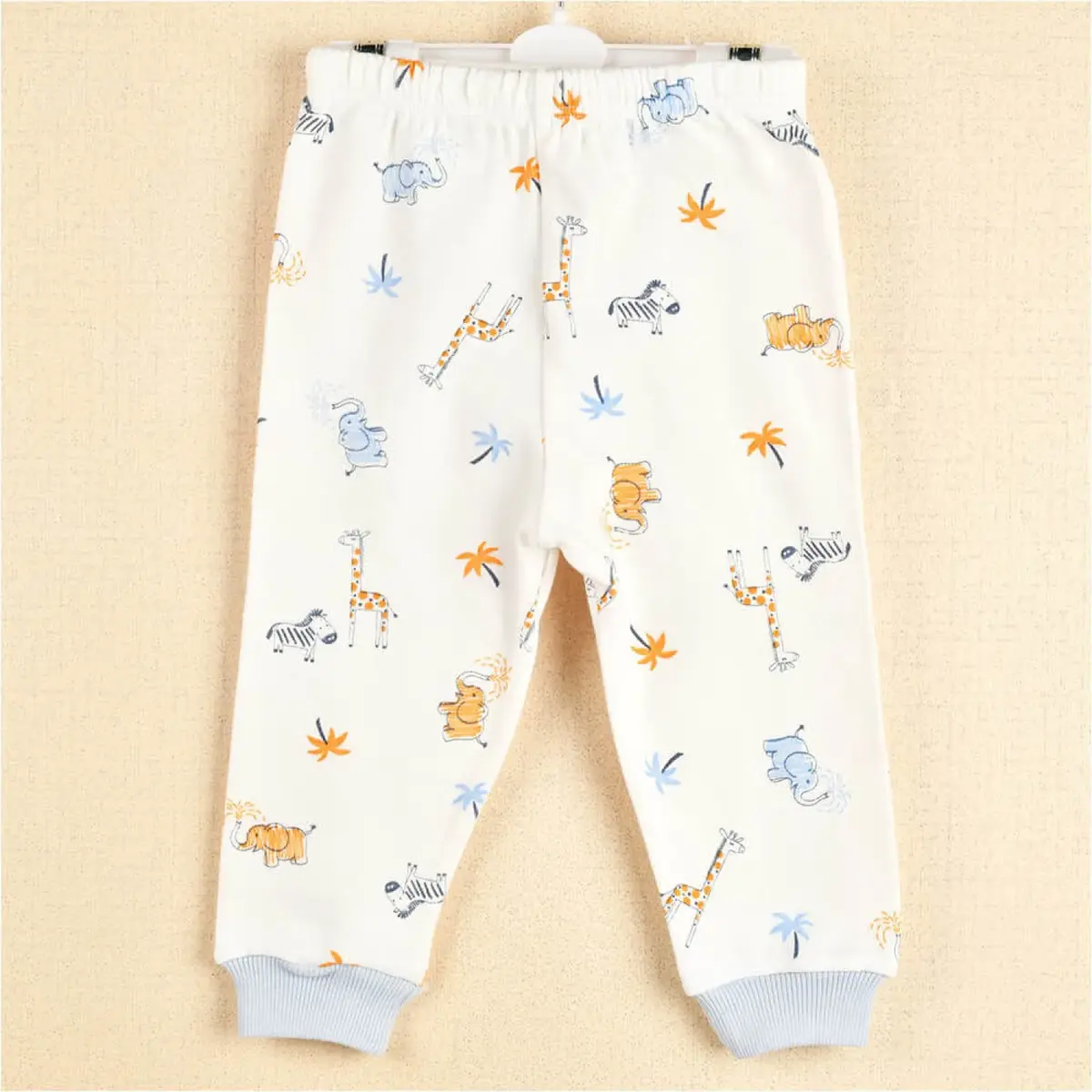 Rany Baby Kids Pijama Takımı Safari Sarı - Mavi