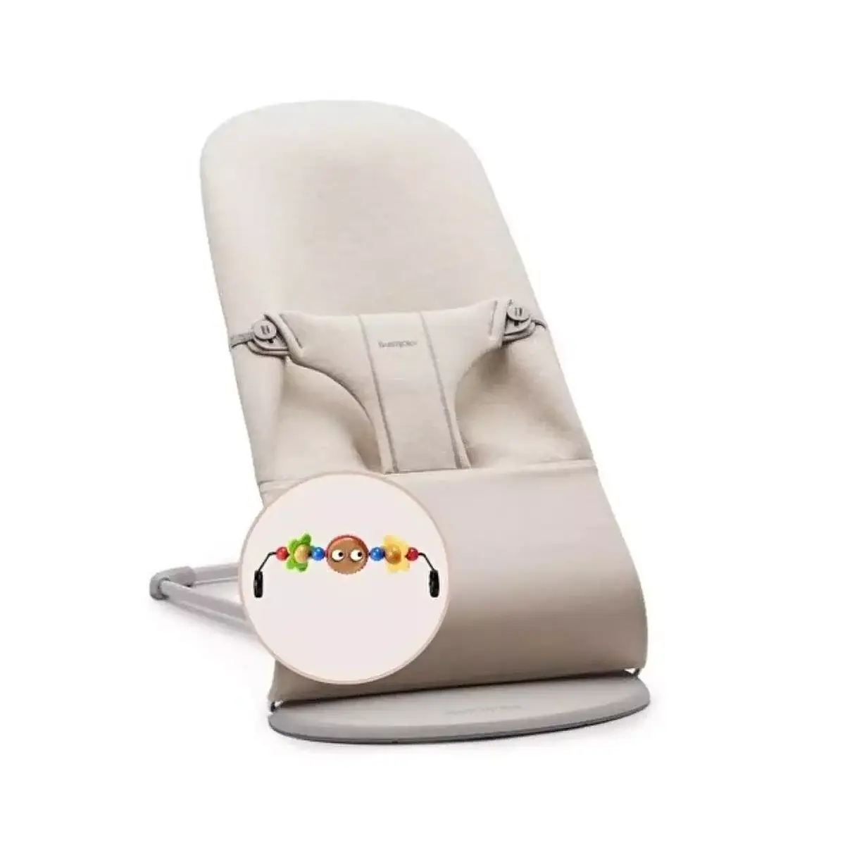 Babybjörn Bliss Ana Kucağı Oyuncaklı 3D Jersey Light Beige