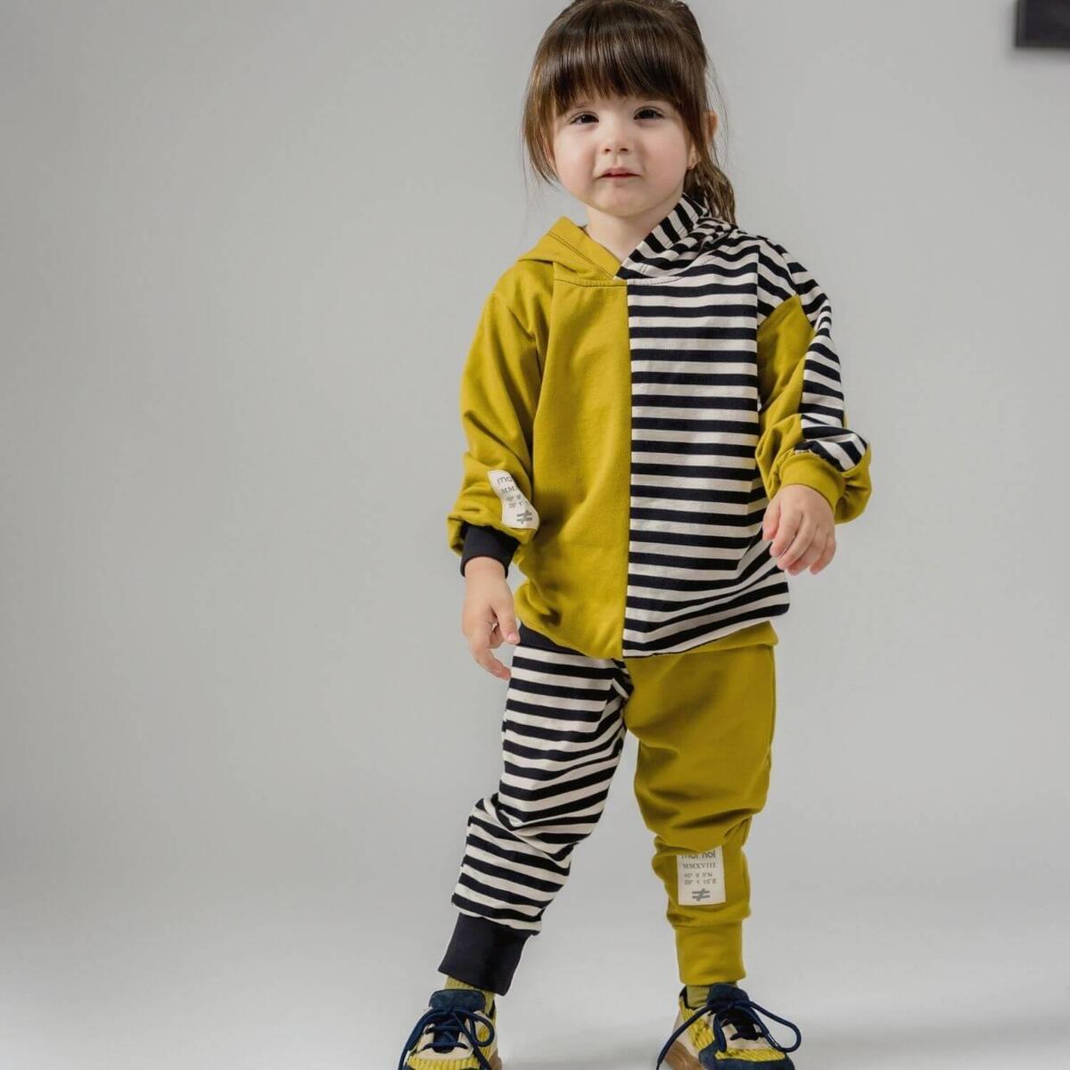 Moi Noi 2li Takım Parçalı Zebra Koyu Limon