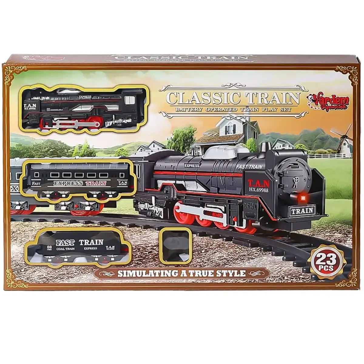 Vardem Kutulu 23 Parça Classic Tren Set