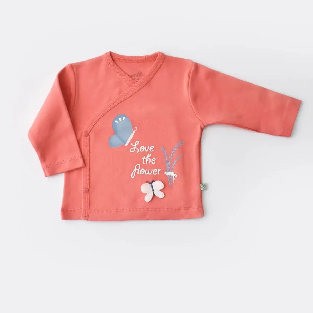 Bibaby Organik Hastane Çıkışı 5li Wild Flowers Coral