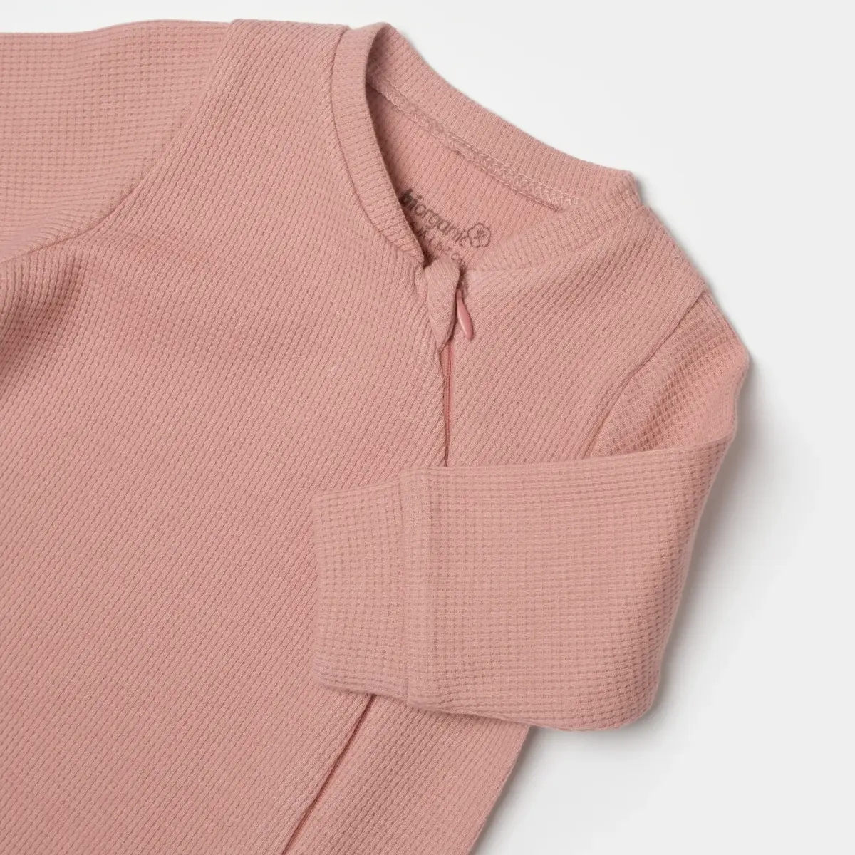 Bibaby Organik Tulum Waffle Baby Pembe