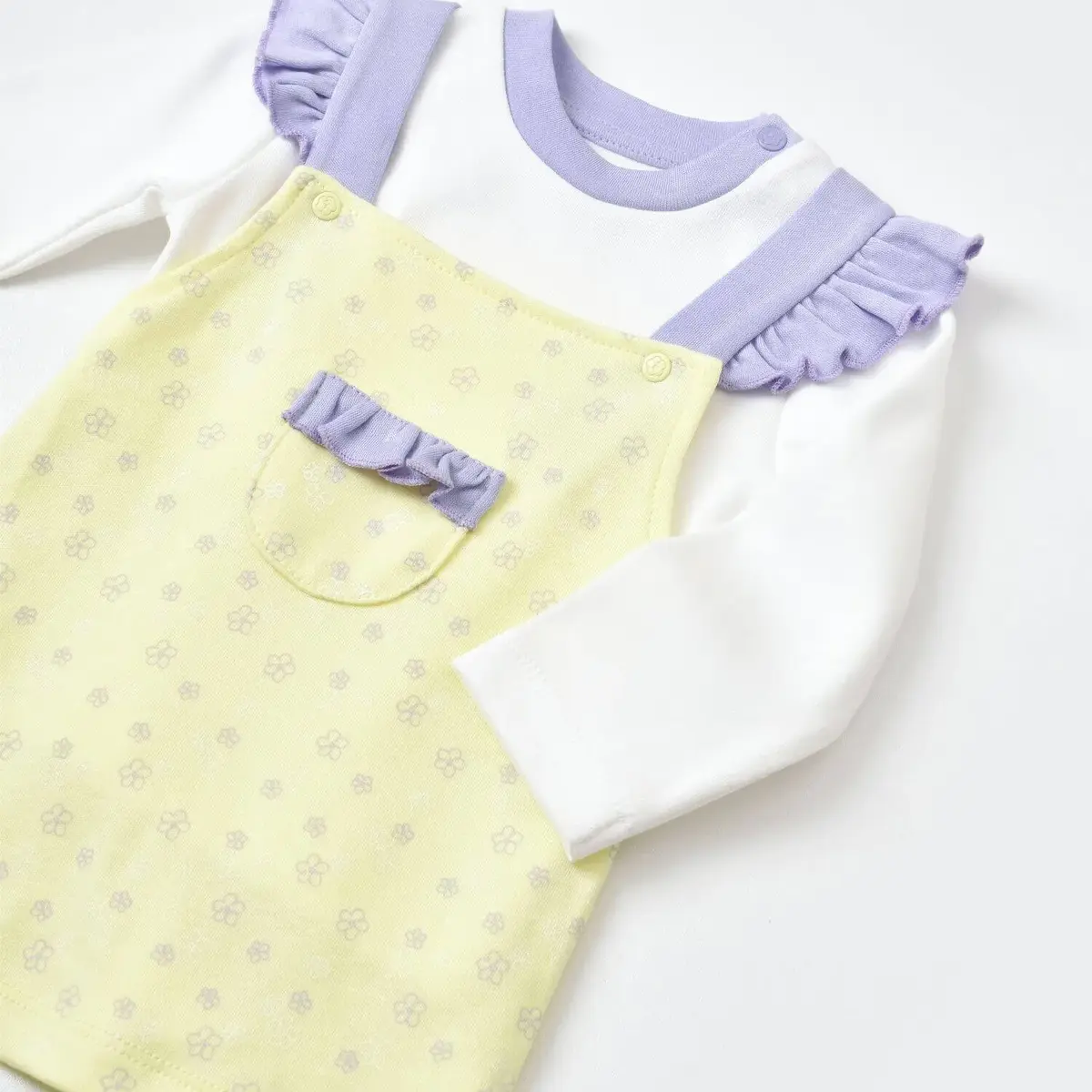 Bibaby Organik 2li Takım Jile Love You Baby Sarı