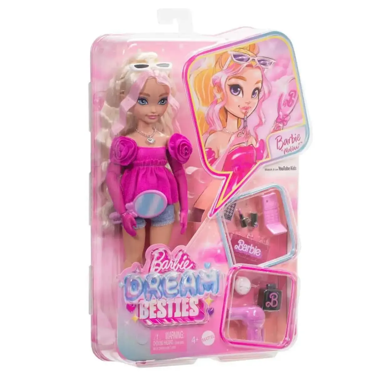 Barbie Dream Besties Ana Karakter Bebekler  Malibu ve Aksesuarları
