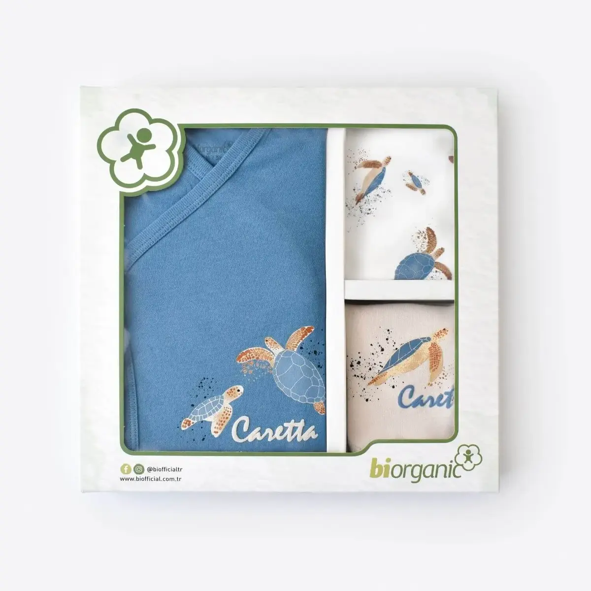 Bibaby Organik Hastane Çıkışı 5li Caretta In Live İndigo