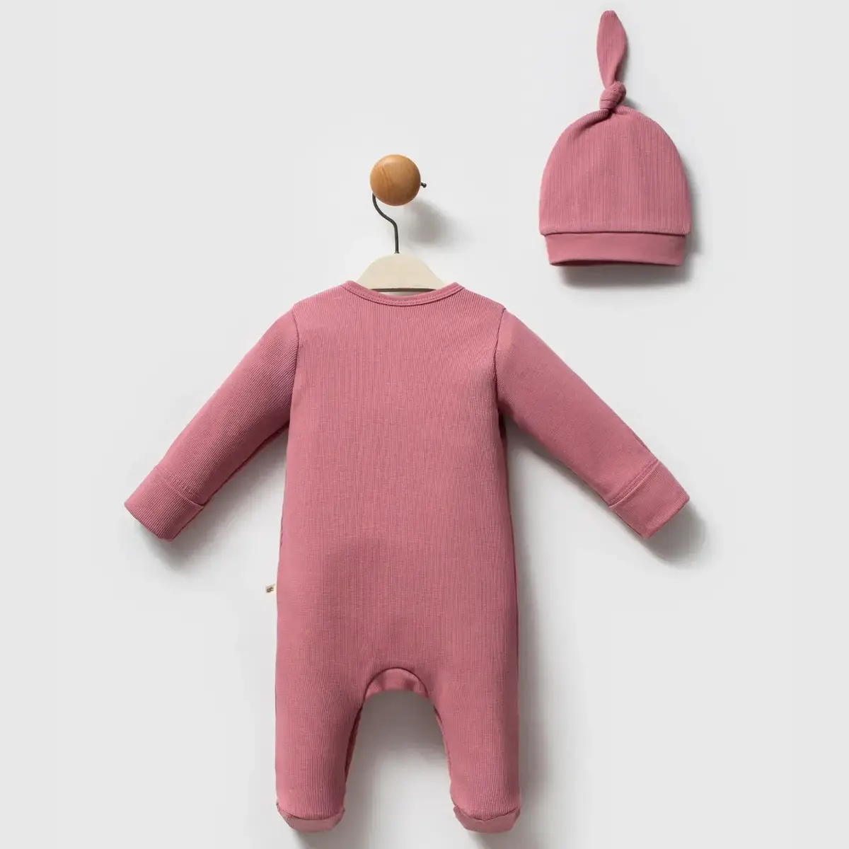 Moi Noi Tulum Şapka Takım Tea Mürdüm