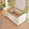 Meltem Kids Sweet Bear Montessori 90x190 Beyaz - Gri